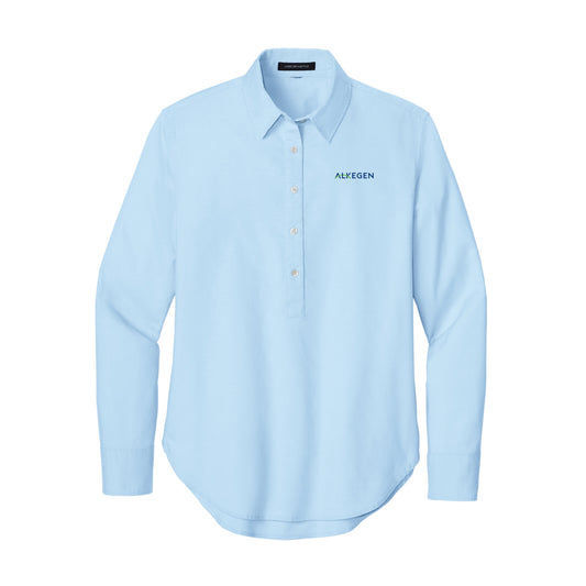 Mercer+Mettle Long Sleeve Modern Oxford Shirt - Women's
